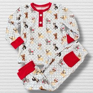 Blue Puppy Love Jammie Set NWOT Size 3